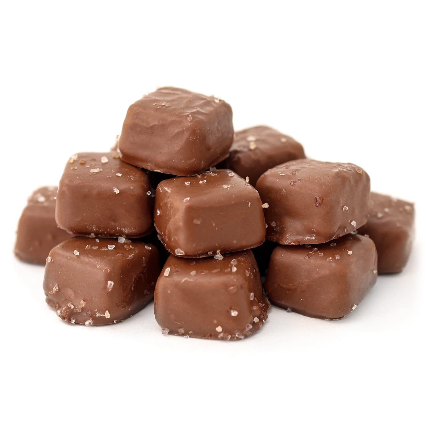 Liberty Bell Milk Chocolate Sea Salt Caramels Candy, 15 Ounce Bag