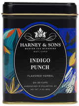 Harney & Sons Indigo Punch | 3 oz Loose Leaf Tea w/ Butterfly Pea Flower with Rose Hips, Apple Pieces, and Raspberry