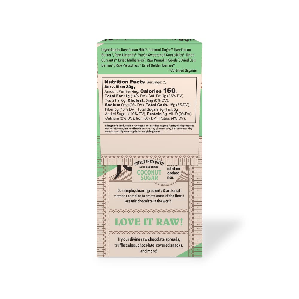 Rawmio Trail Mix Bark - 2.12 oz. - Raw, Organic, Vegan, Kosher