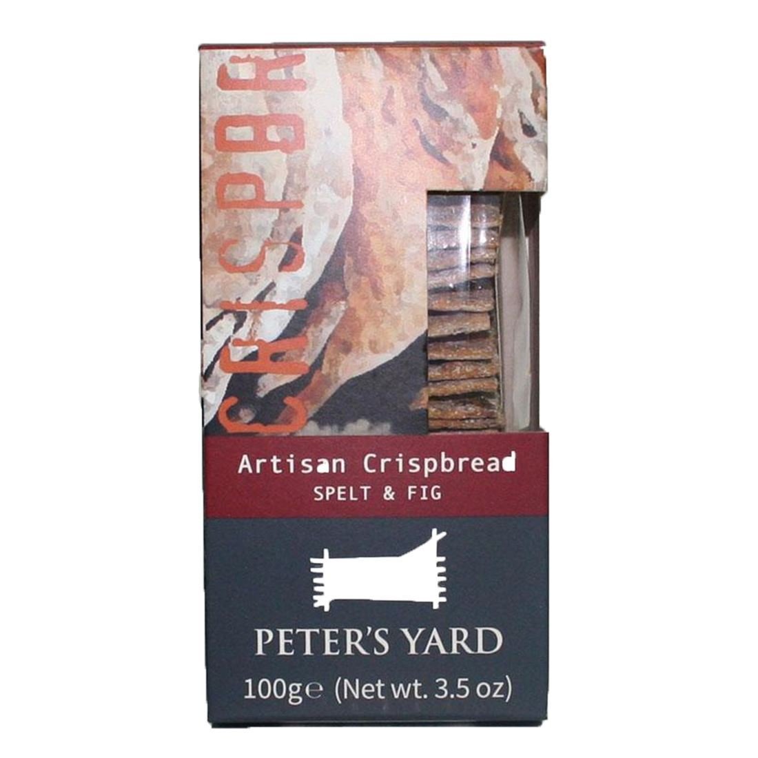Peter's Yard Spelt & Fig Crispbread 100g - Pack of 6
