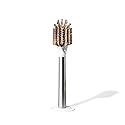 Curio Home Goods Ionic Dish Brush, Magnetized to Stand Upright, Stainless Steel with Replaceable Head, Silver