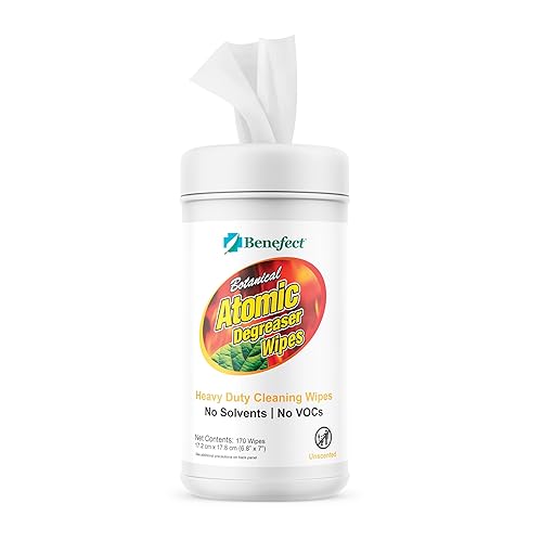 Benefect Atomic Fire & Soot Degreaser - Heavy Duty Botanical Cleaner for Fire Damage, Smoke & Grease Residue - Safe for Kids, Pets & Chemically