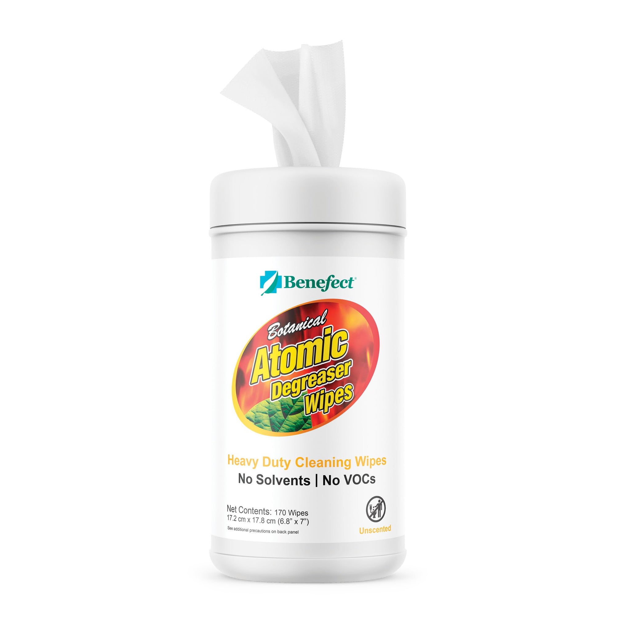 Benefect Atomic Fire & Soot Degreaser - Heavy Duty Botanical Cleaner for Fire Damage, Smoke & Grease Residue - Safe for Kids, Pets & Chemically
