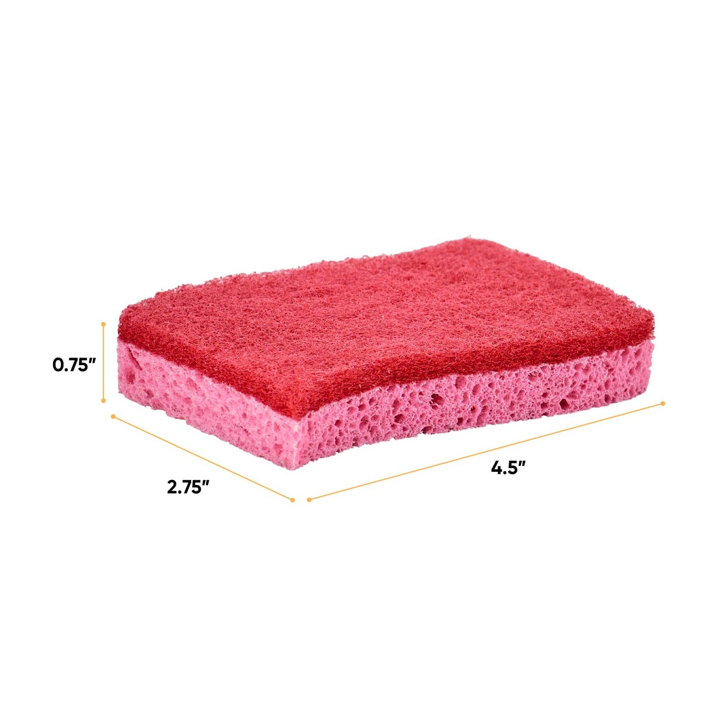 Kitchen Sponges for Washing Dishes, Non-Scratch Cellulose Dish Scrub Sponges, Cleaning Sponges for Household Use, Safe Cleaning Products, Kitchen
