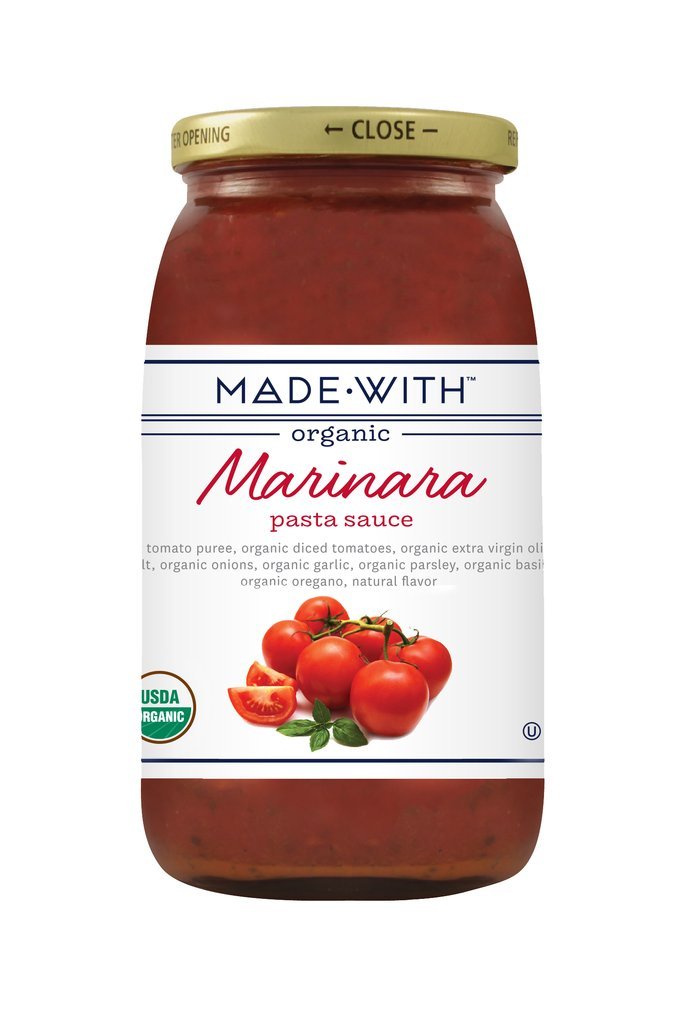 Made With Organic Pasta Sauce Marinara, 25 Ounce