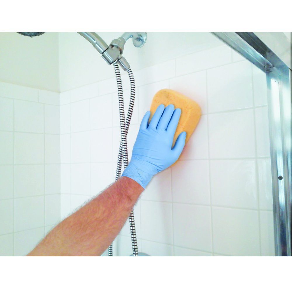 Disposable Gloves, 5 mil Thick, Tear Resistant, Latex Free, Nitrile, Powder Free, Large, 100 Count