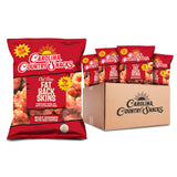 Carolina Country Snacks - Old Time Fatback Skin 1.75oz,12 bags - Classic Crunch with a Spicy Kick