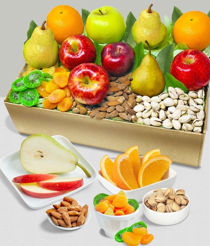From You Flowers - Deluxe Fruit & Snack Gift for Birthday, Anniversary, Get Well or Celebration