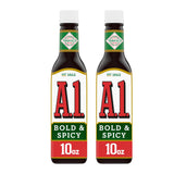 A1 Bold & Spicy Sauce with Tabasco Sauce 10 oz - (Pack of 2)
