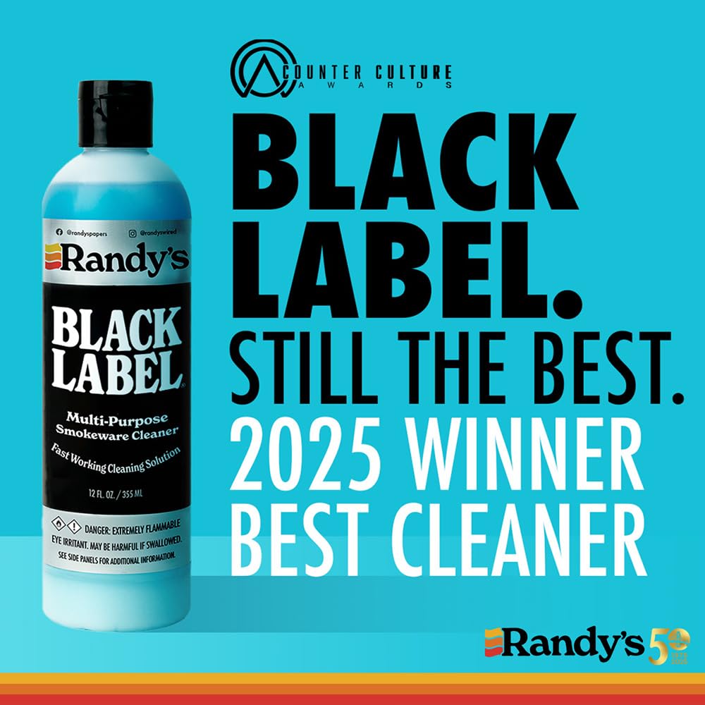 Randy's Black Label Cleaner with 24 Soft Tapered Cleaners - All-in-One Cleaning Kit for Glassware, Glasstops, Ceramic, Metal, and Hard-to-Reach Areas