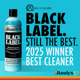 Randy's Black Label Cleaner with 24 Soft Tapered Cleaners - All-in-One Cleaning Kit for Glassware, Glasstops, Ceramic, Metal, and Hard-to-Reach Areas
