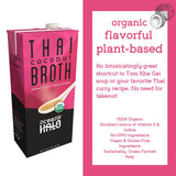 Ocean’s Halo Organic and Vegan Thai Coconut Broth, 32 oz. per Unit, 2 Pack