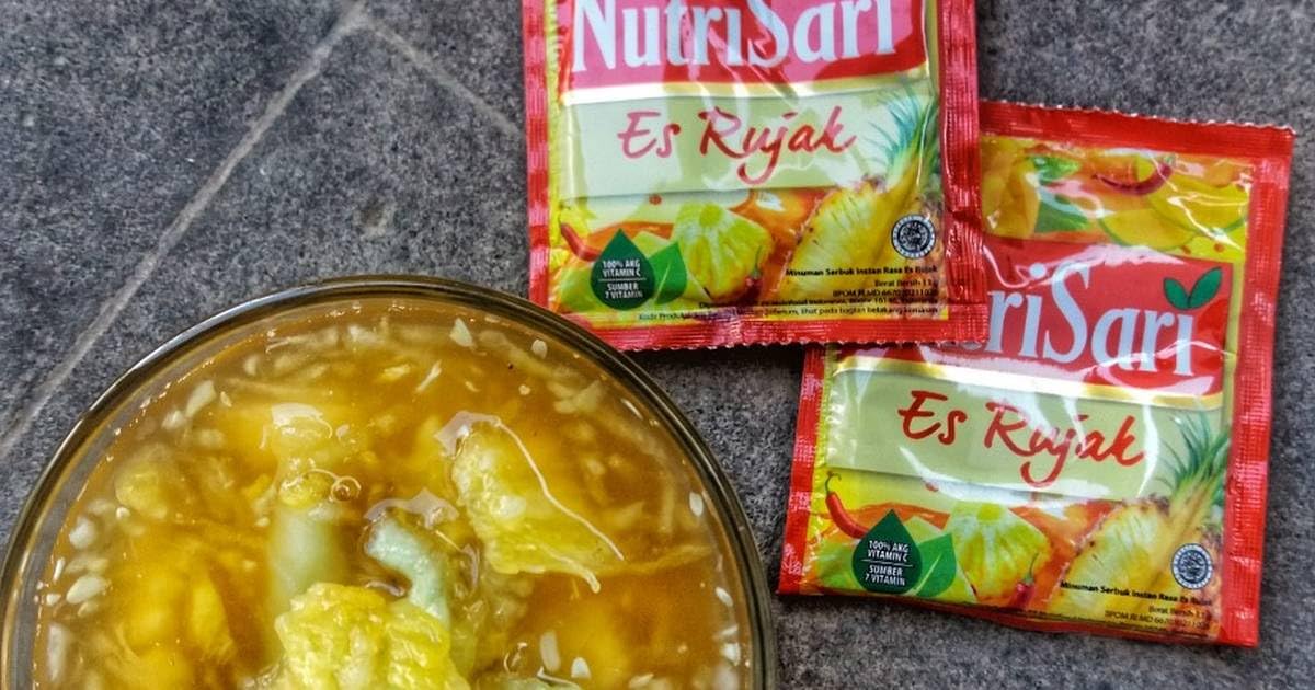 NutriSari Es Rujak Instant Drink Powder 10-ct, 110 gram