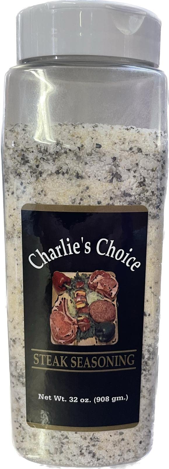 Charlie’s Choice Special Steak Seasoning 32 Ounce Best for All Meats (Including grill Sirloin, Ribeye, etc) Beef Pork Chicken Fish 32 OZ