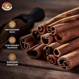 Angel Brand Cassia Cinnamon Sticks - Whole 2.5oz Bottle - Aromatic, Fresh, and Flavorful Cinnamon Sticks for Cooking, Baking, Beverages, and Tea