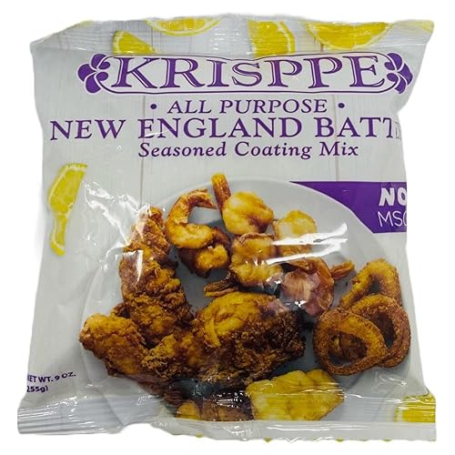 Krisppe All Purpose New England Batter Seasoned Coating Mix