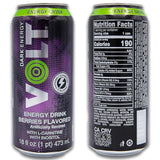 VOLT Dark Energy Drink (16 fl. oz. - 15pcs Case, Berries)