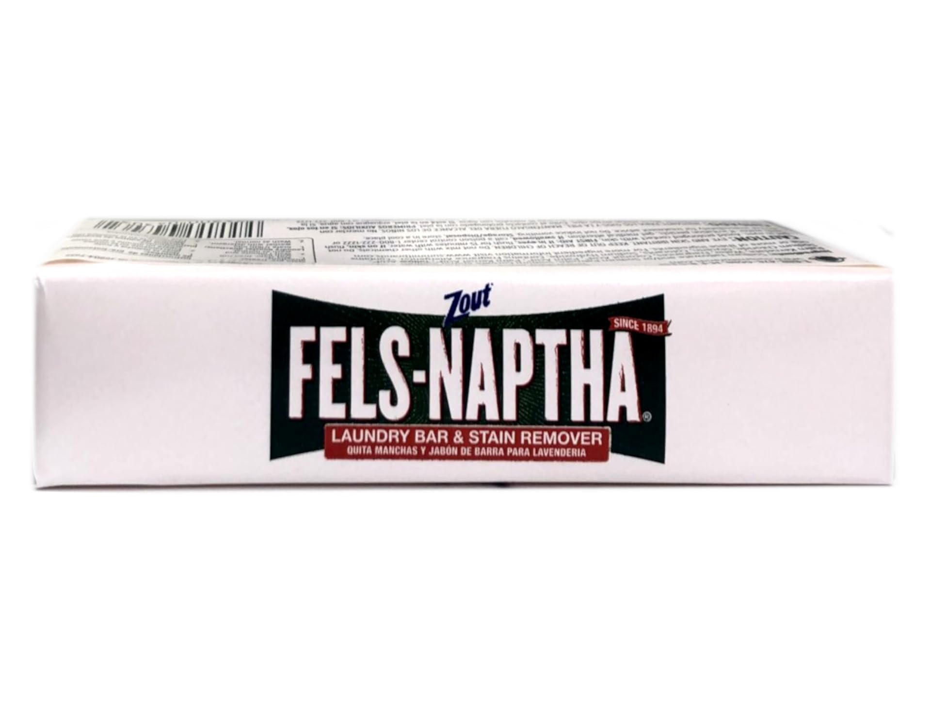 Zout Fels-Naptha Laundry Bar & Stain Remover & Pre-treater, 5 Ounce Pack of 10