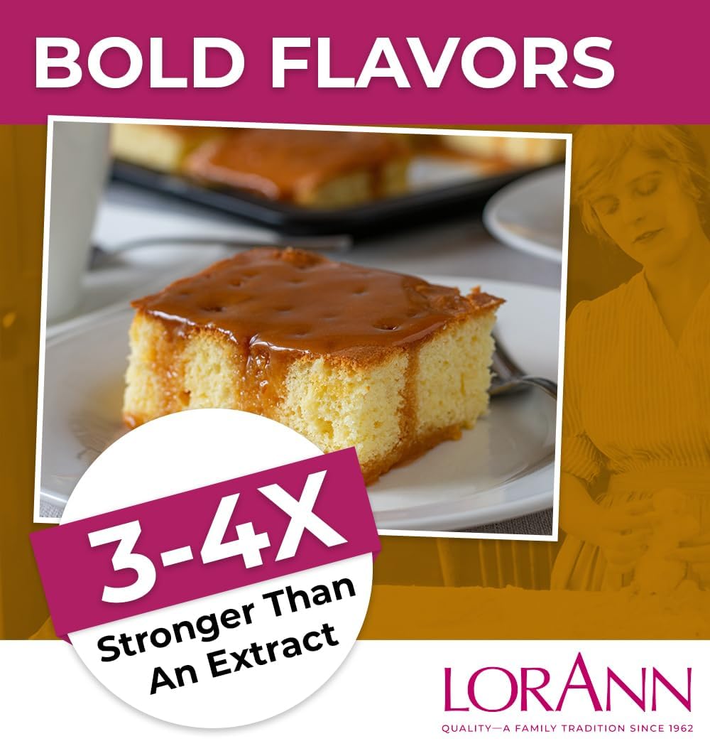 LorAnn Oils Super Strength Flavoring - Used For Candy Making, Flavoring, Baking, Hard Candy, & Flavor Oils - Bold, Natural Flavors 4X Stronger Than
