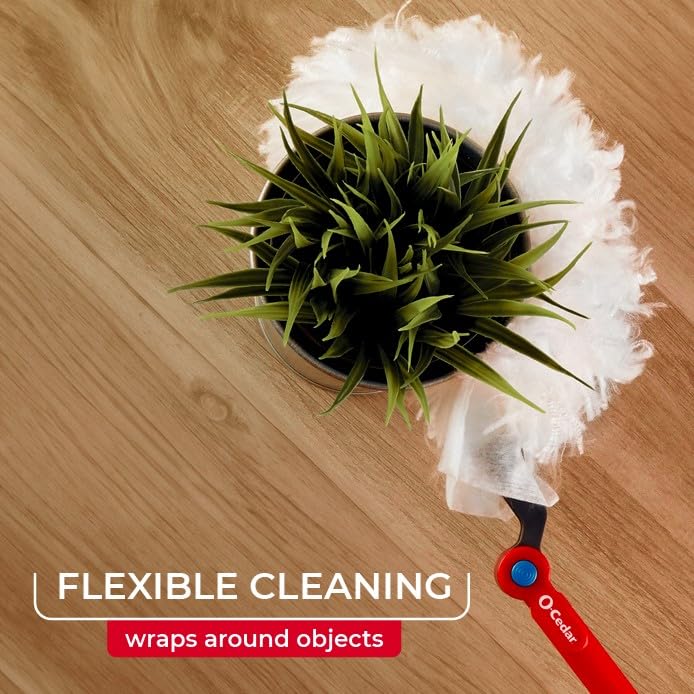 O-Cedar Flex & Catch Heavy Duty Dusting Refills (10 Count) | Disposable Duster Refill | Traps 3X More Dust Than Traditional Feather Duster
