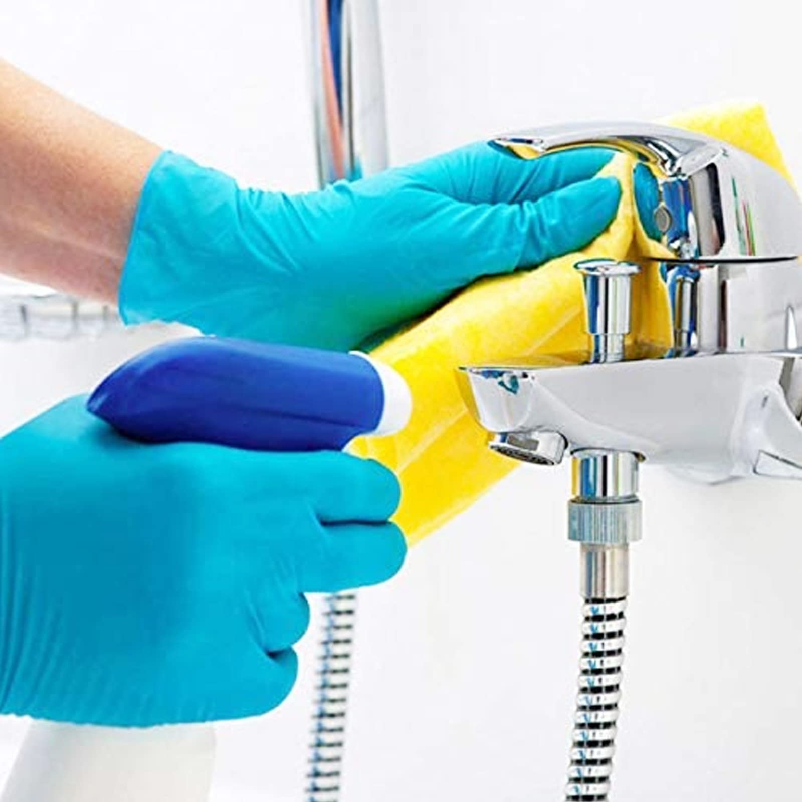 Medical Blue Nitrile Exam Gloves - Latex-Free & Powder-Free - NGPF7001 (Case of 1,000), Small