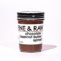 Fine & Raw Chocolate Hazelnut Butter Spread 8 Ounce - Clean Ingredients, Vegan, and Organic Chocolate Hazelnut Spread, Healthy Chocolate Hazelnut