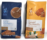 Good and Gather Caramel Macchiato and Salted Caramel Ground Coffee Variety Bundle, (Pack of 2) 12 oz Bags