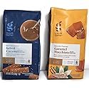 Good and Gather Caramel Macchiato and Salted Caramel Ground Coffee Variety Bundle, (Pack of 2) 12 oz Bags