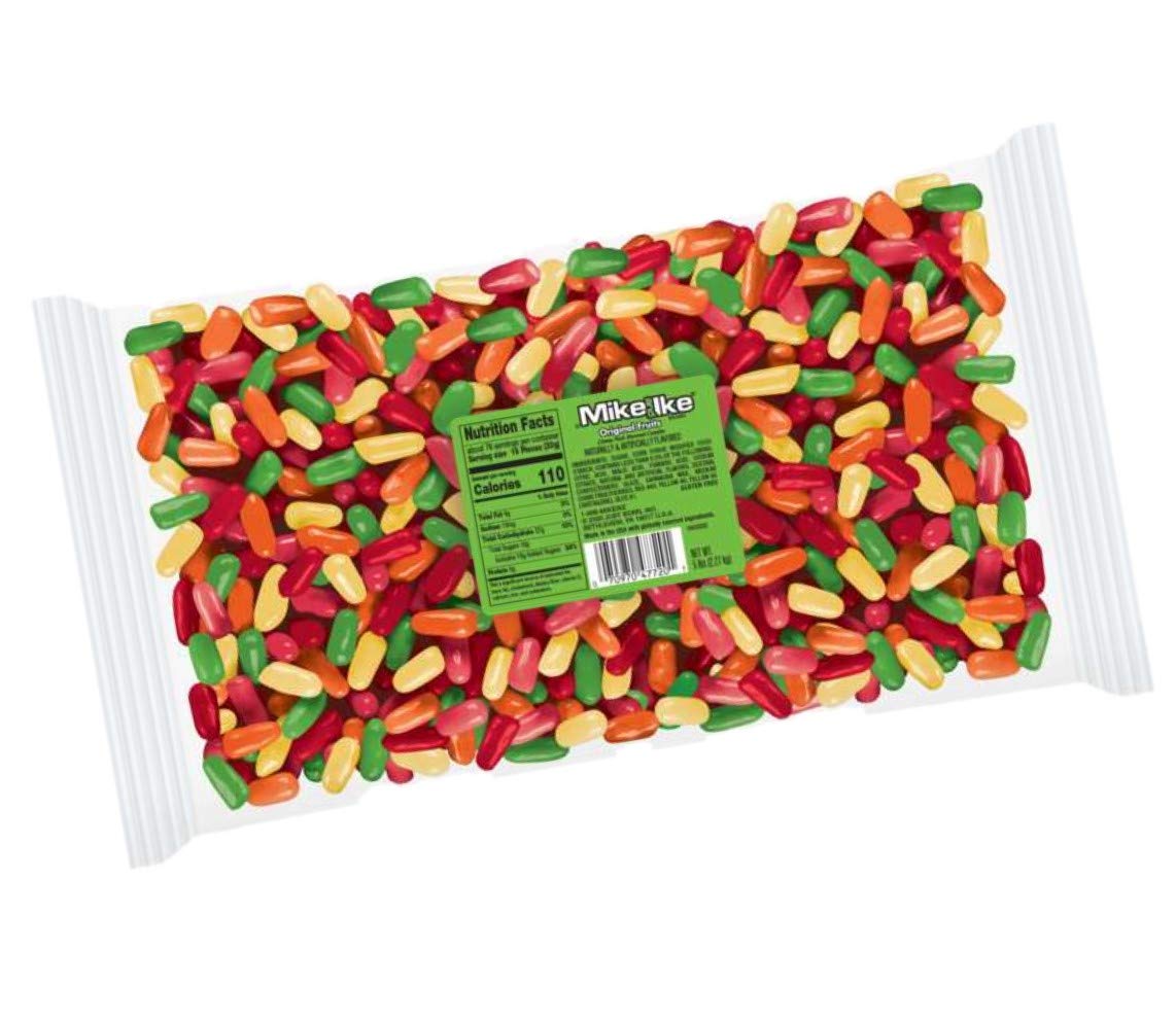 MIKE AND IKE Original Fruits Bulk Official 5 lb.Bag