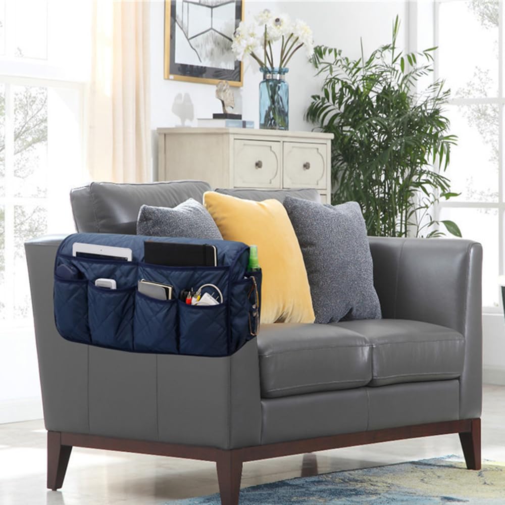 Sofa side storage bag, sofa armrest storage bag, sofa cup holder, home storage bag (coffee)
