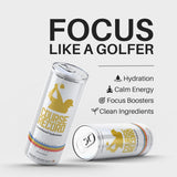 Functional Hydration Drink for Golfers - COURSE RECORD Variety Pack - Electrolytes, Calm Energy & Focus - Healthy Sports Drink - 12-Pack (12oz Cans)