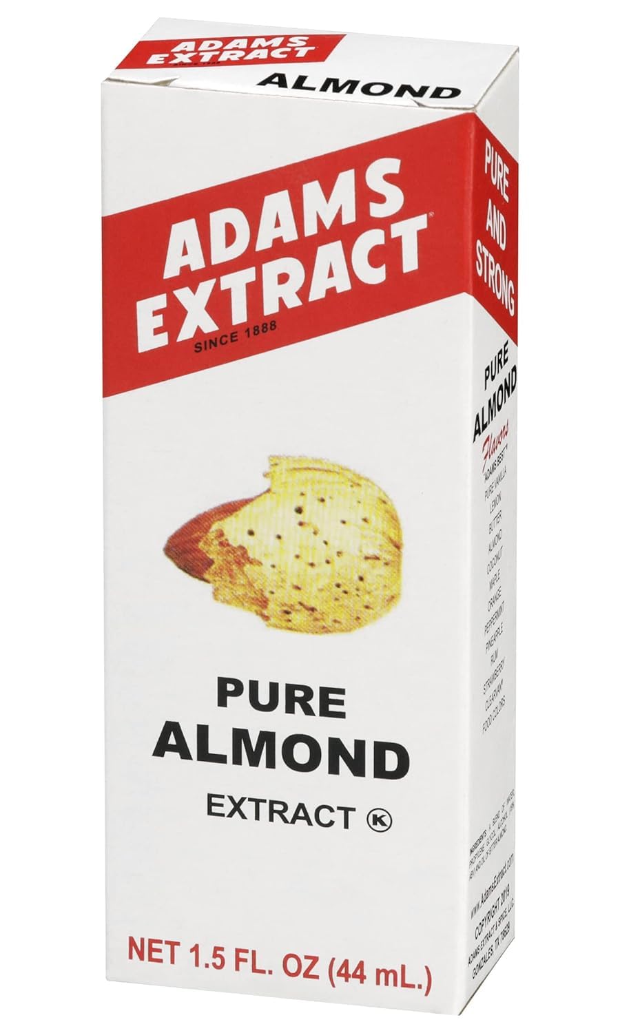 Adams Extract Flavoring Almond Extract 1.5oz. (Pack of 3)