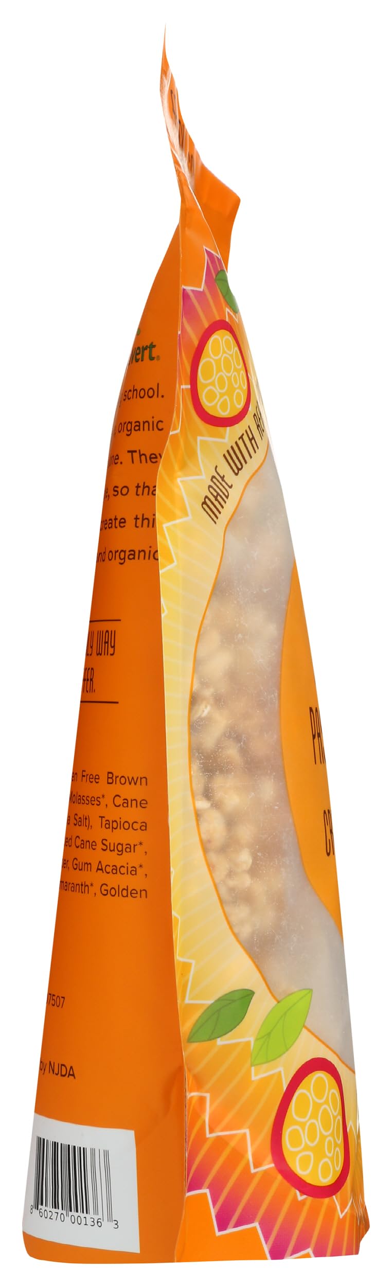 Naturalvert, Granola Crisy Passion Fruit Mango Organic, 12 Ounce