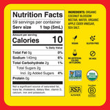 Bragg Organic Coconut Liquid Aminos Seasoning - 10 fl oz - Soy-Free Teriyaki Sauce Substitute - Perfect for Cooking at Home