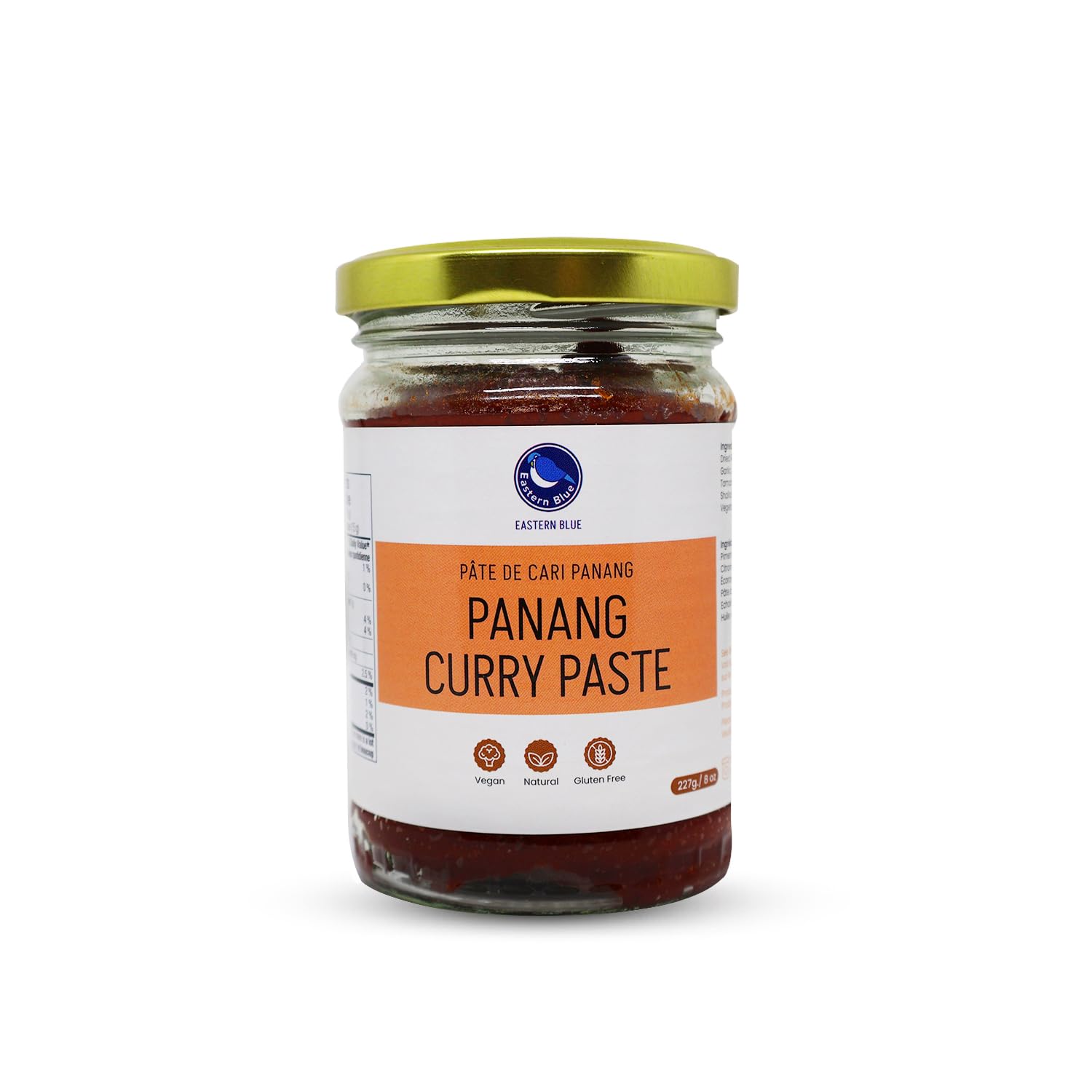 Eastern Blue Thai Curry Paste - Thai Panang Curry Paste 8 Oz | Authentic Thai Curry Sauce for Tasty Dishes and Curries | Vegan, Gluten Free & Nuts