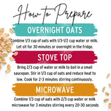Wildway Organic Rolled Oats, Overnight Oats | Glyphosate-Free, Gluten-Free Oatmeal | Non-GMO, Plant-Based Protein | Regenerative, Sustainable