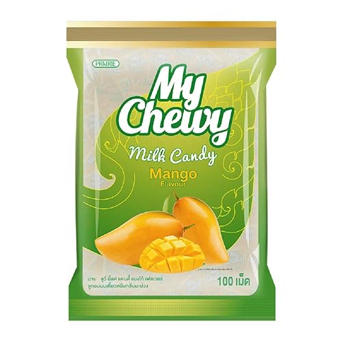 My Chewy Milk Candy, Soft Chewy Candy 100 tablet, Size 360g (Mango)