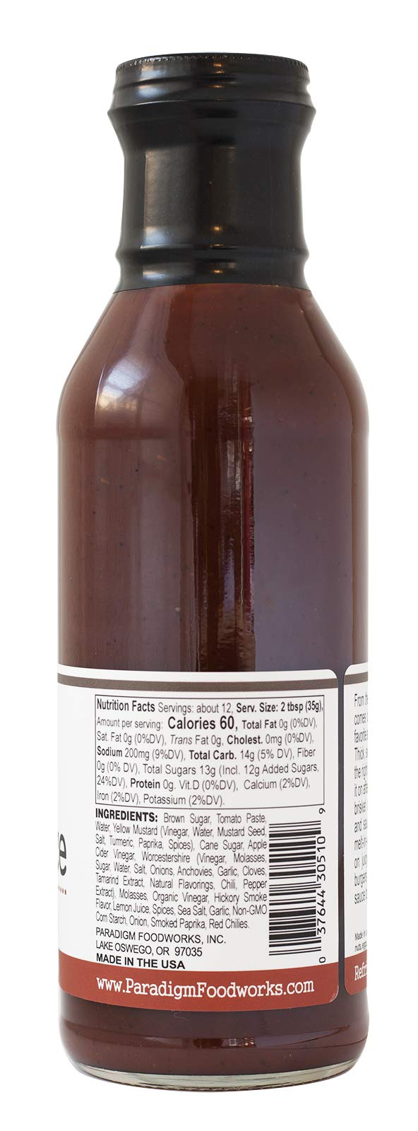 Paradigm Foodworks KC Classic BBQ Sauce, 12 Fl Oz