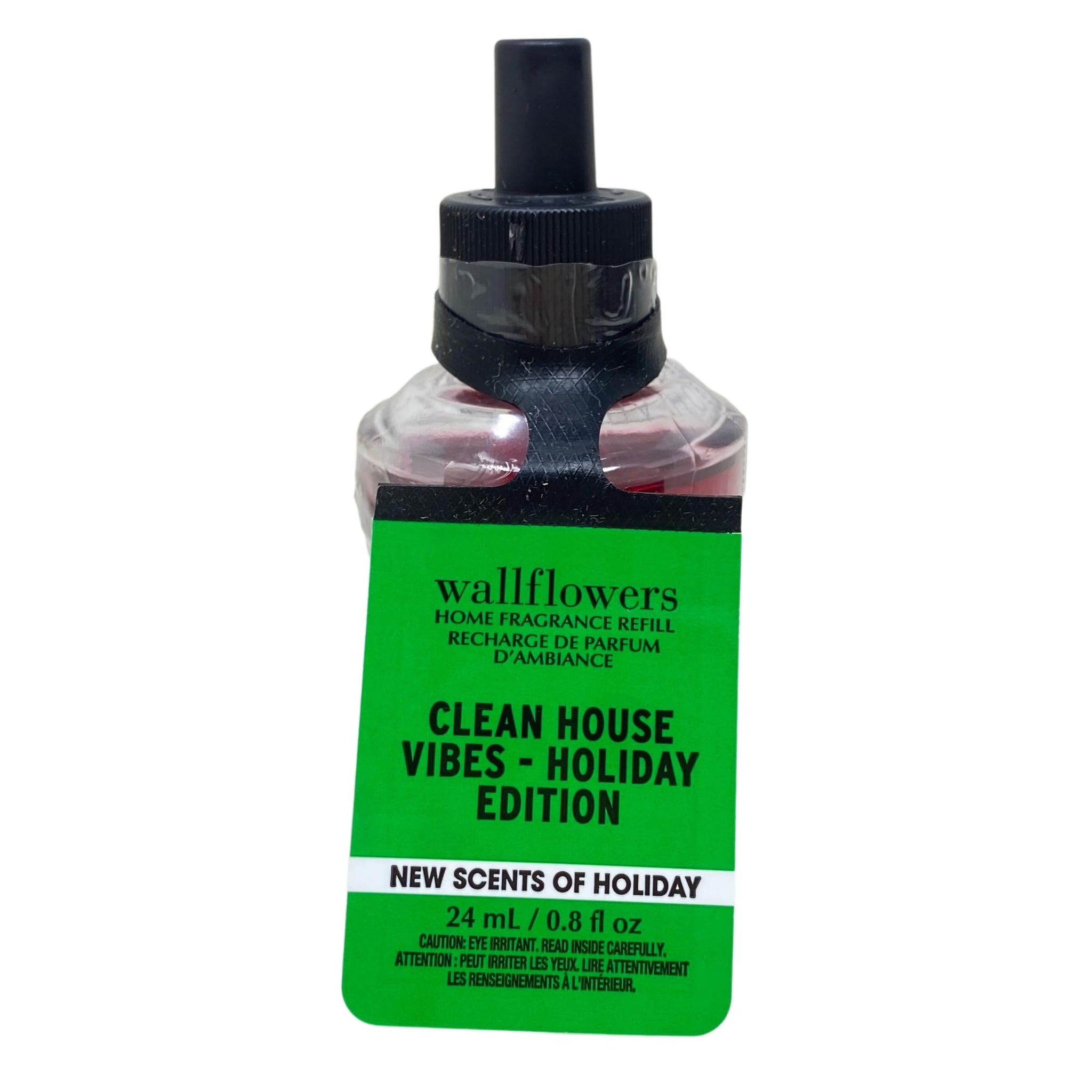 Bath & Body Works Clean House Vibes - Holiday Edition 4 Wallflowers Home Fragrance Refill Bulbs with Natural Oats Soap Sample