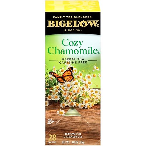 Bigelow Single Flavor Tea, Cozy Chamomile, 28 Bags/box
