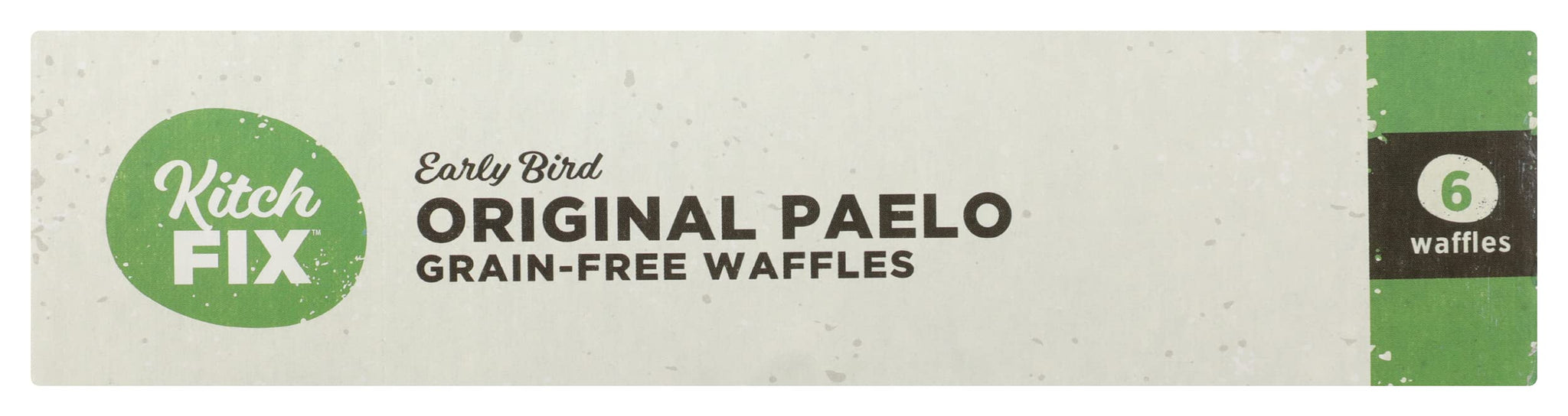 Kitchfix, Waffles Grain Free Original 6 Count, 9 Ounce