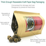 FullChea - Black Dragon Pearl Tea - Special Yunnan Black Tea - Loose Leaf Tea - Medium Caffeine - Mild Flavor Mellow Tastes - 4oz / 113g