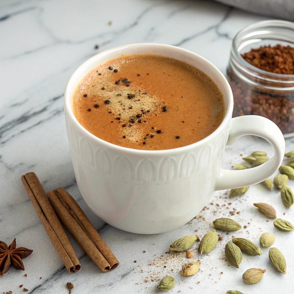 Elephant Vanilla Chai Tea Latte Mix, 14 Oz, Black Tea, Organic Spices, Dairy Free, Serve Hot or Cold, Just Add Water or Milk, 14 Servings