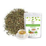 Cinnamon peppermint green tea