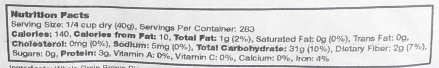 Bob's Red Mill Bulk Rice Flour, Brown, 25 Pound