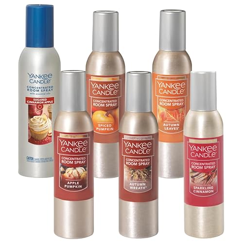 Yankee Candle Concentrated Room Spray Air Freshener, Instant Home Fragrance, Odor Eliminating Spray, Strong Scent, Room Freshener for Home