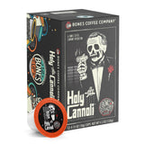 Bones Coffee Company Flavored Coffee Bones Cups Holy Cannoli Flavored Pods | 12ct Single-Serve Coffee Pods Compatible with Keurig 1.0 & 2.0 Keurig