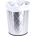 Aluf Plastics 12-16 Gallon White Trash Bags - (Pack of 500) Linear Low Density Butene Star Seal Coreless Wastebasket Liners for Home, Bathroom