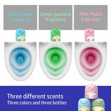 CloudMades Cute Dinosaur-Shaped Toilet Bowl Cleaner Bottle, Bathroom Toilet Tank Cleaner with Ocean, Jasmine, and Peach Scent,Three bottles can be