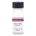 LorAnn Clove Leaf Oil SS Natural Flavor, 1 dram bottle (.0125 fl oz - 3.7ml - 1 teaspoon)